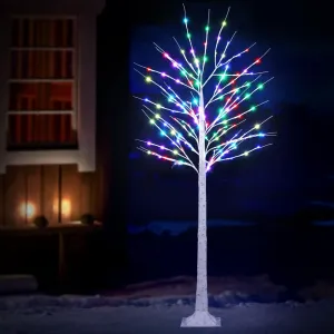 1.7m RGB LED 3D Twigs Christmas Tree, 7 Modes, Jingle Jollys