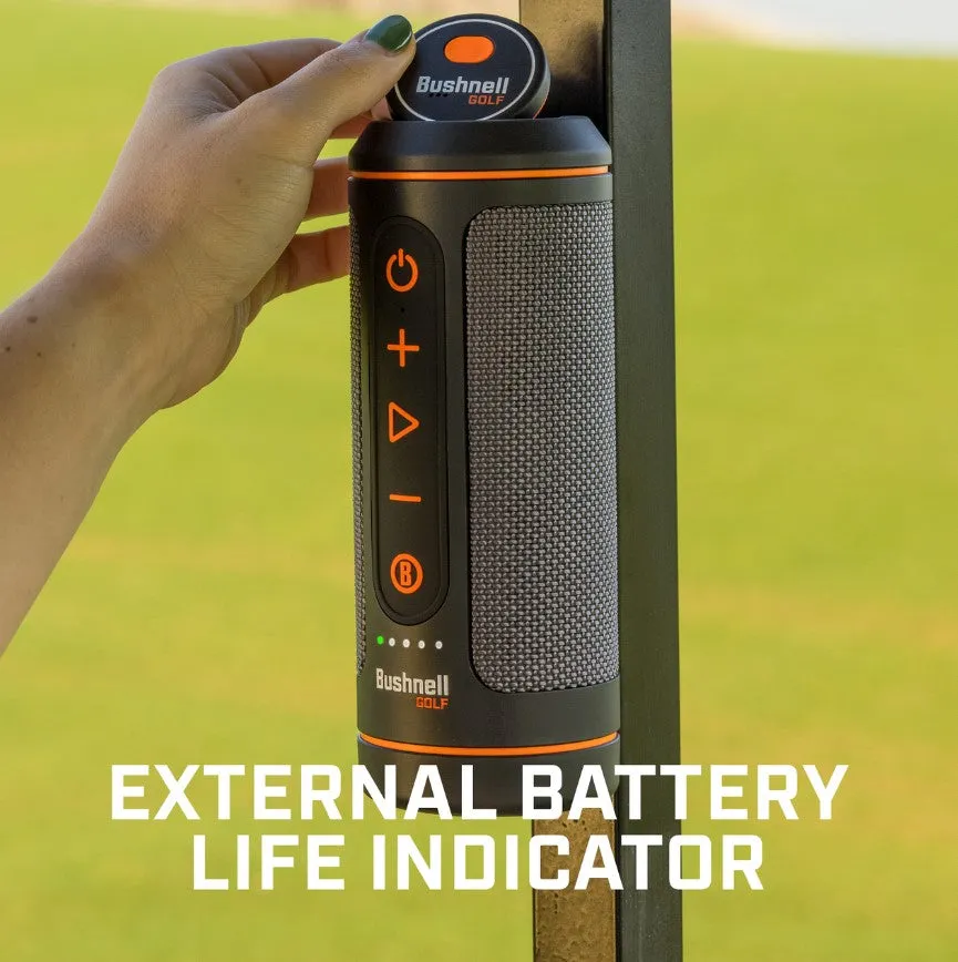Bushnell Wingman 2 GPS Golf Speaker with Wearable4U Bundle