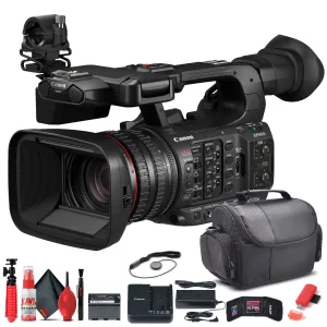 Canon XF605 UHD 4K HDR Pro Camcorder (5076C002)   Bag   Card Reader   More Bundle