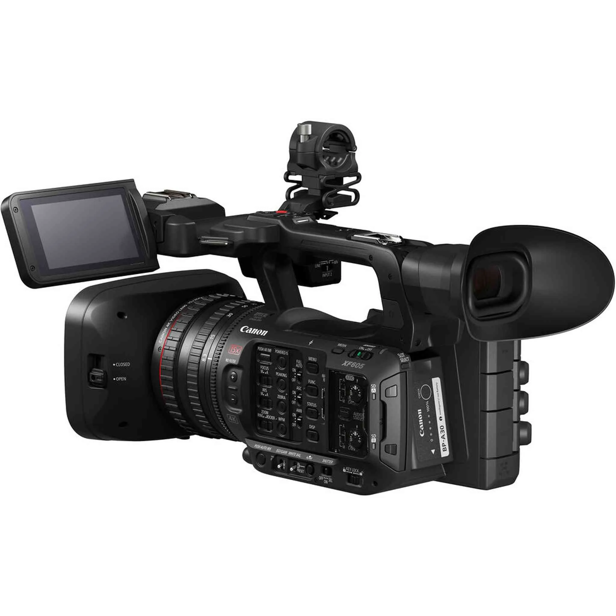 Canon XF605 UHD 4K HDR Pro Camcorder (5076C002)   Bag   Card Reader   More Bundle