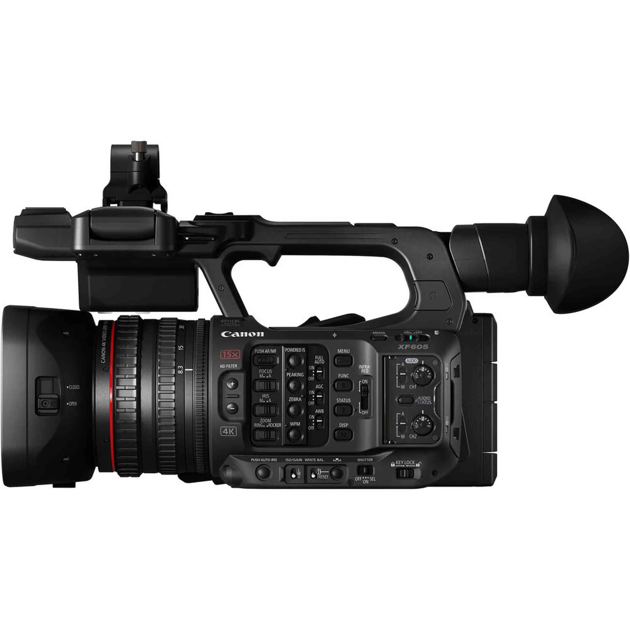 Canon XF605 UHD 4K HDR Pro Camcorder (5076C002)   Bag   Card Reader   More Bundle