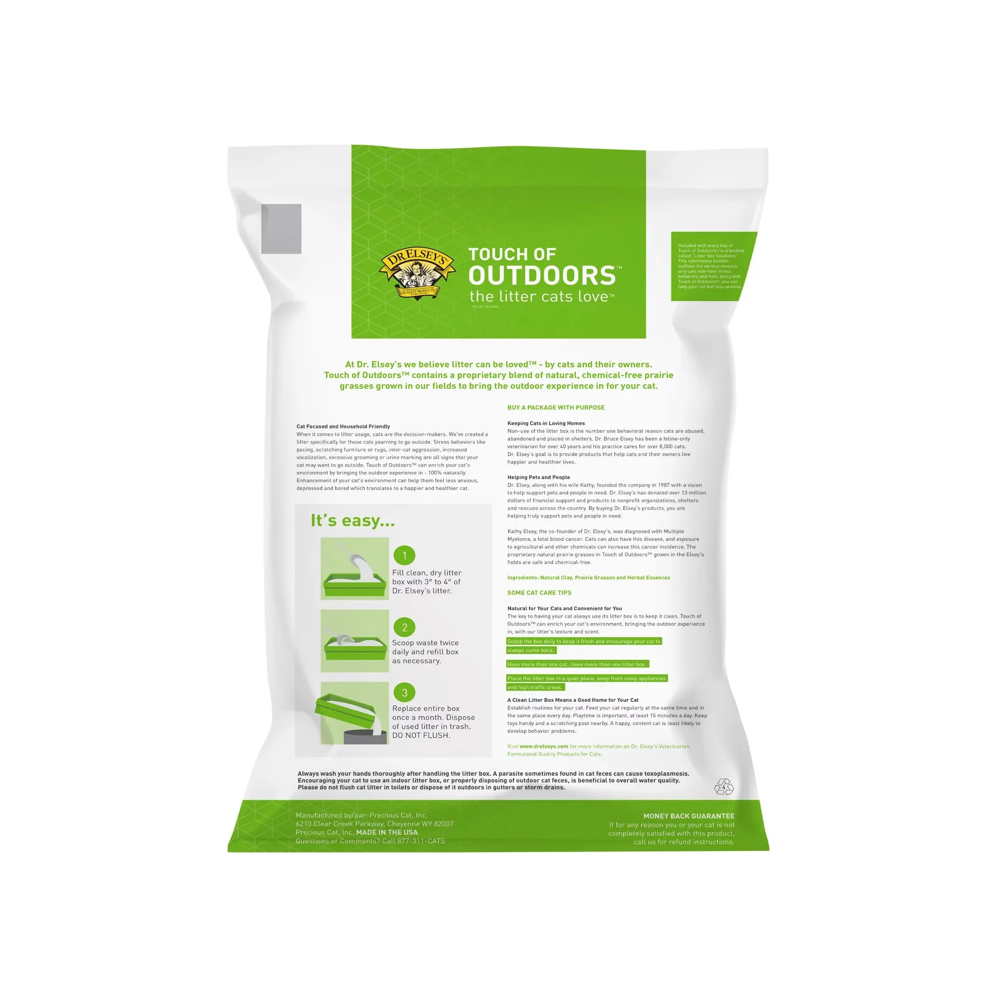 Dr. Elsey’s Touch of Outdoors Multi Cat Litter