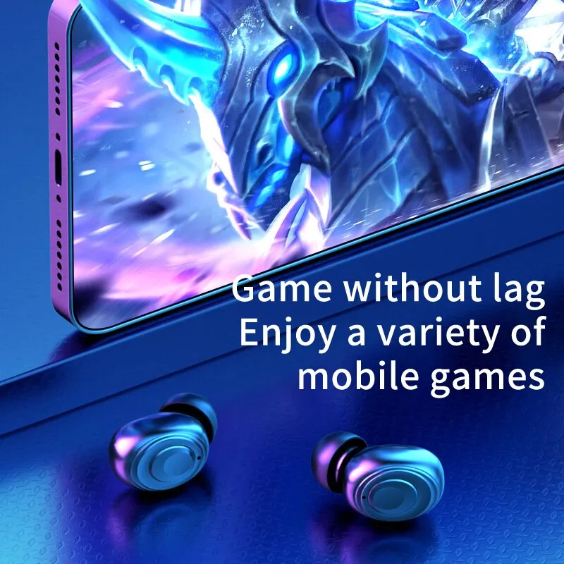 Dragon X Advanced Bluetooth 5.3 Wireless Earbuds with Enhanced Bass and Clear Sound