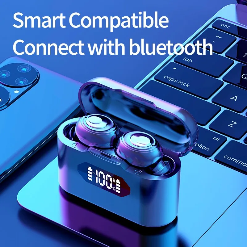 Dragon X Advanced Bluetooth 5.3 Wireless Earbuds with Enhanced Bass and Clear Sound