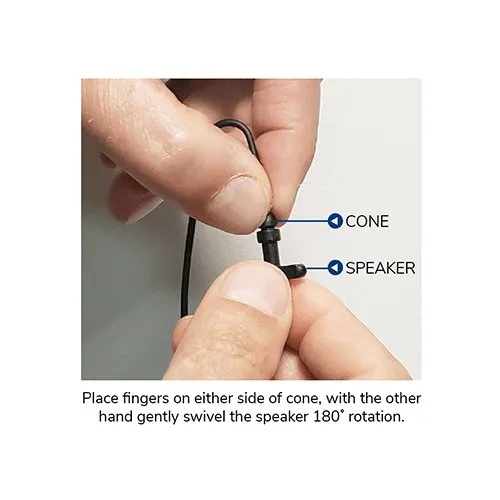 EP1328ECM1 Hawk M1 Tubeless Lapel Microphone for Harris M/A-Com Jaguar/XG75