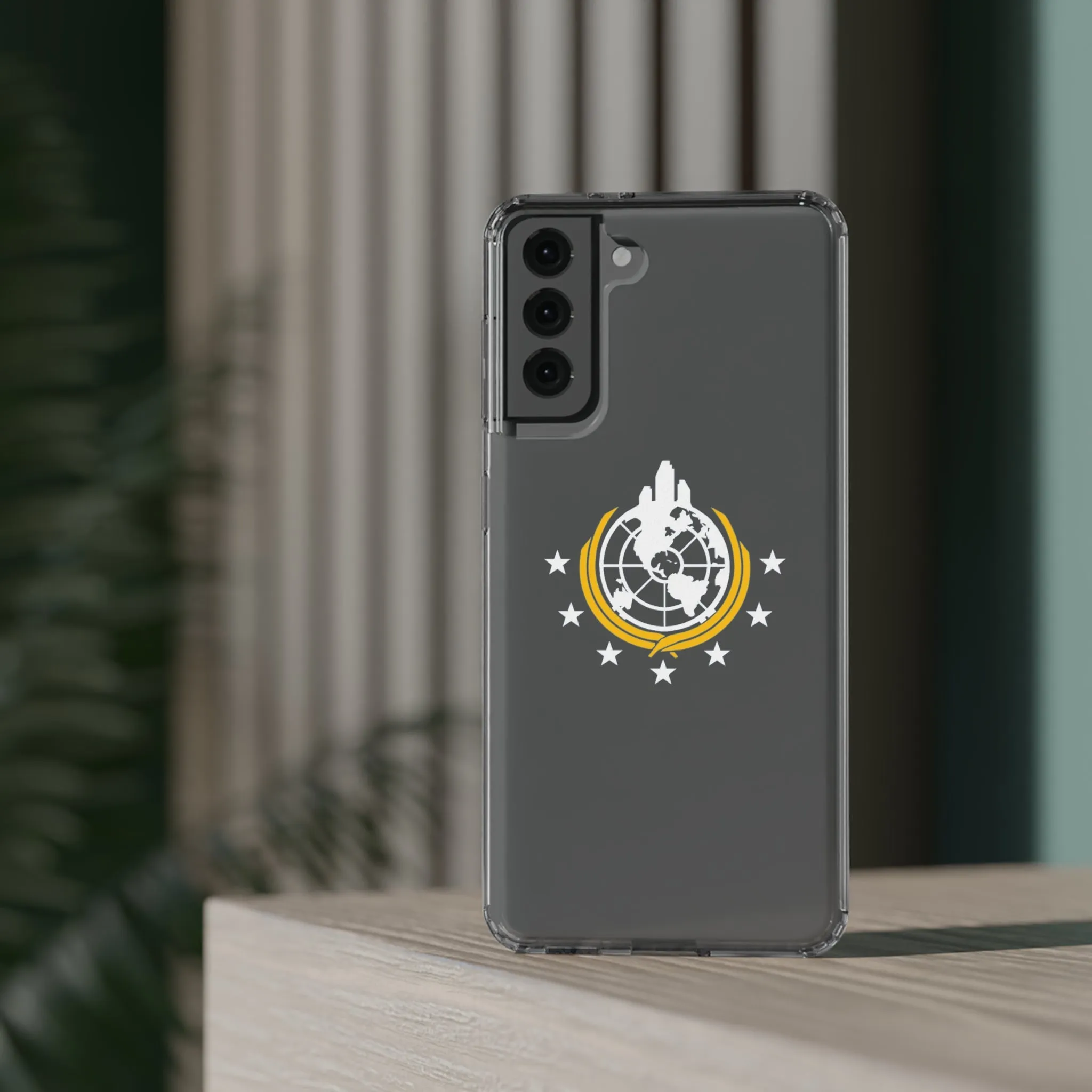 Helldivers 2 Superearth Phone Clear Cases Helldiver Funny Cute Cool Gift For Gamer Game Him Her Logo Birthday Gifts Mobile Case