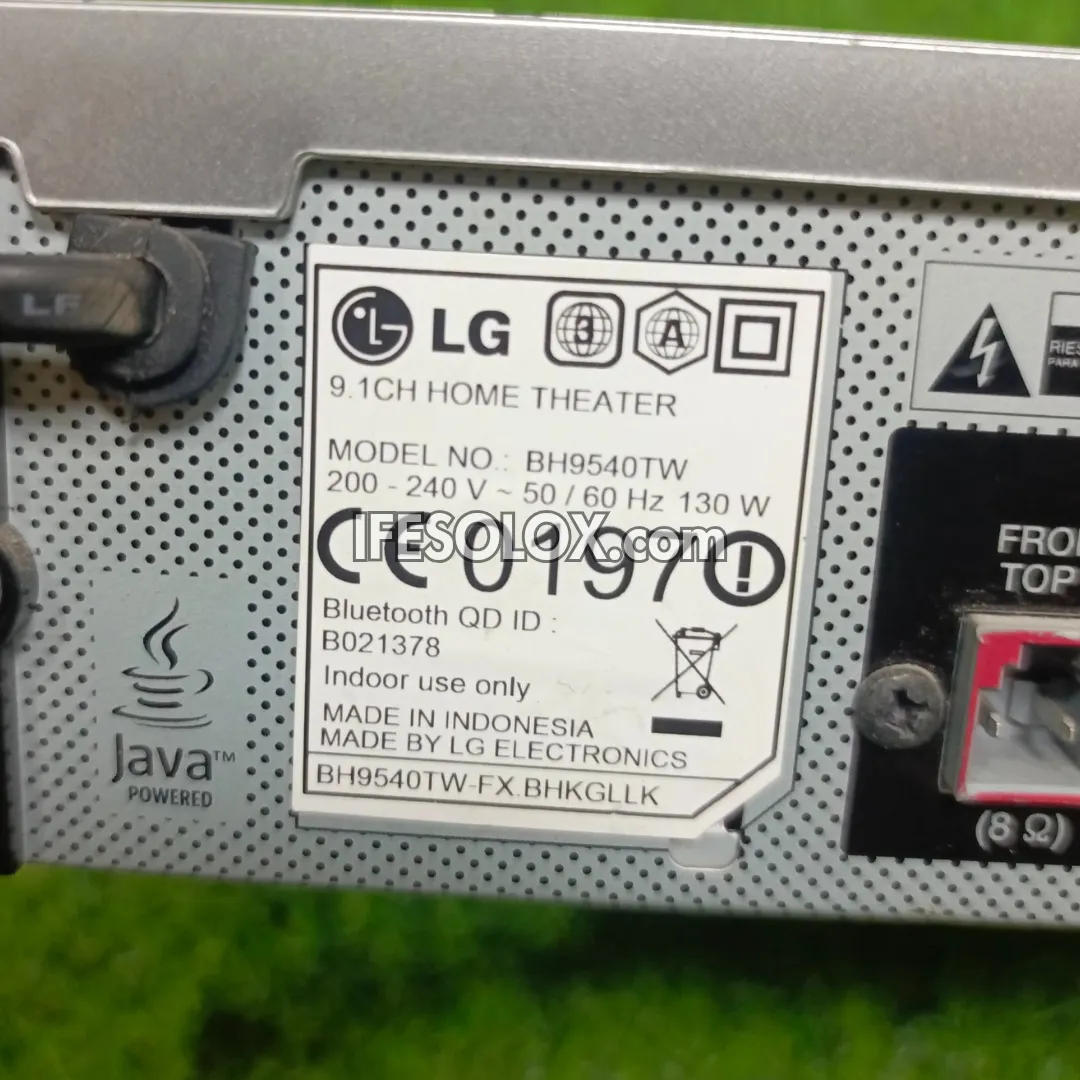 LG BH9540TW 9.1Ch 1460Watts 3D Blu-ray Bluetooth Smart DVD Home Cinema Machine Head (WiFi, Miracast) - London Used
