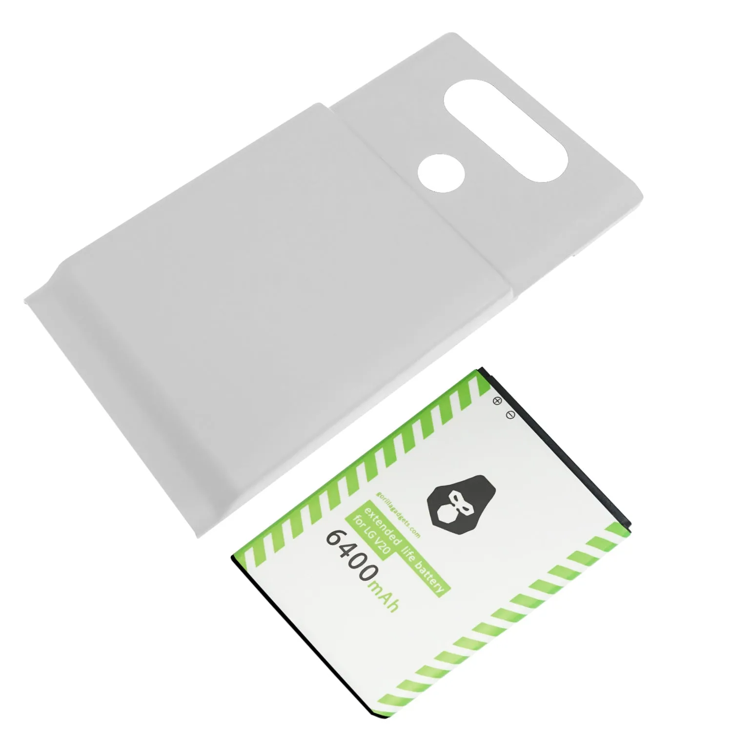 LG V20 Battery Cover - Replacement Back Plate, Extended Battery
