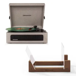 Portable 3-Speed Turntable Bluetooth   Record Stand - Crosley