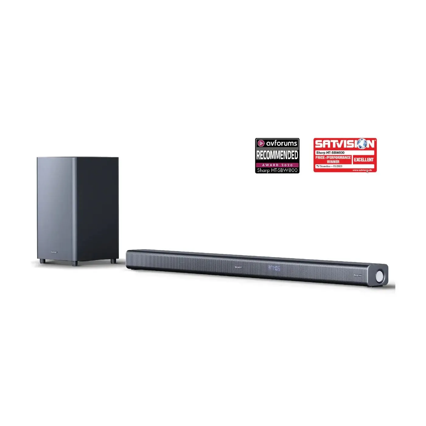 Sharp HT-SBW800 Wireless 5.1.2 ch Soundbar - Black