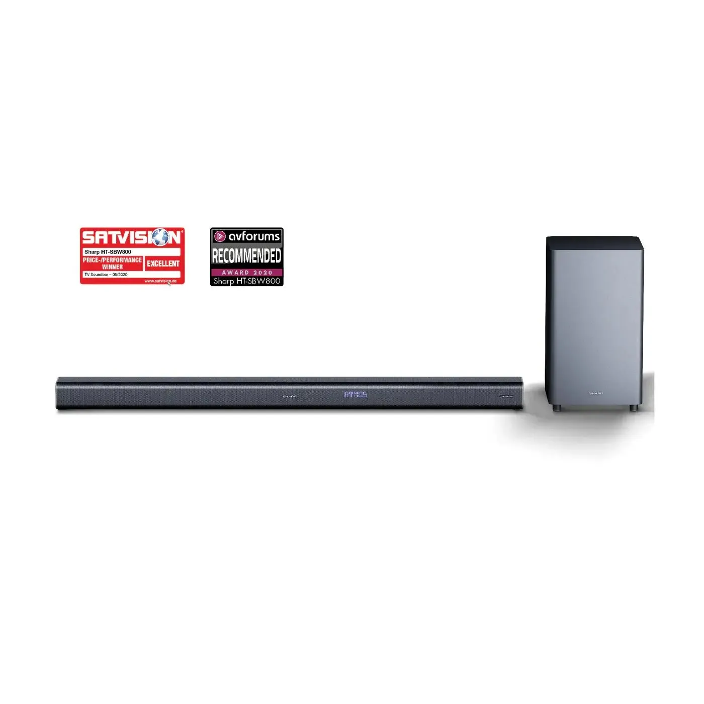 Sharp HT-SBW800 Wireless 5.1.2 ch Soundbar - Black