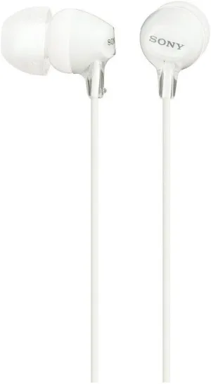 Sony MDREX15LP In-Ear Earbud Headphones, White