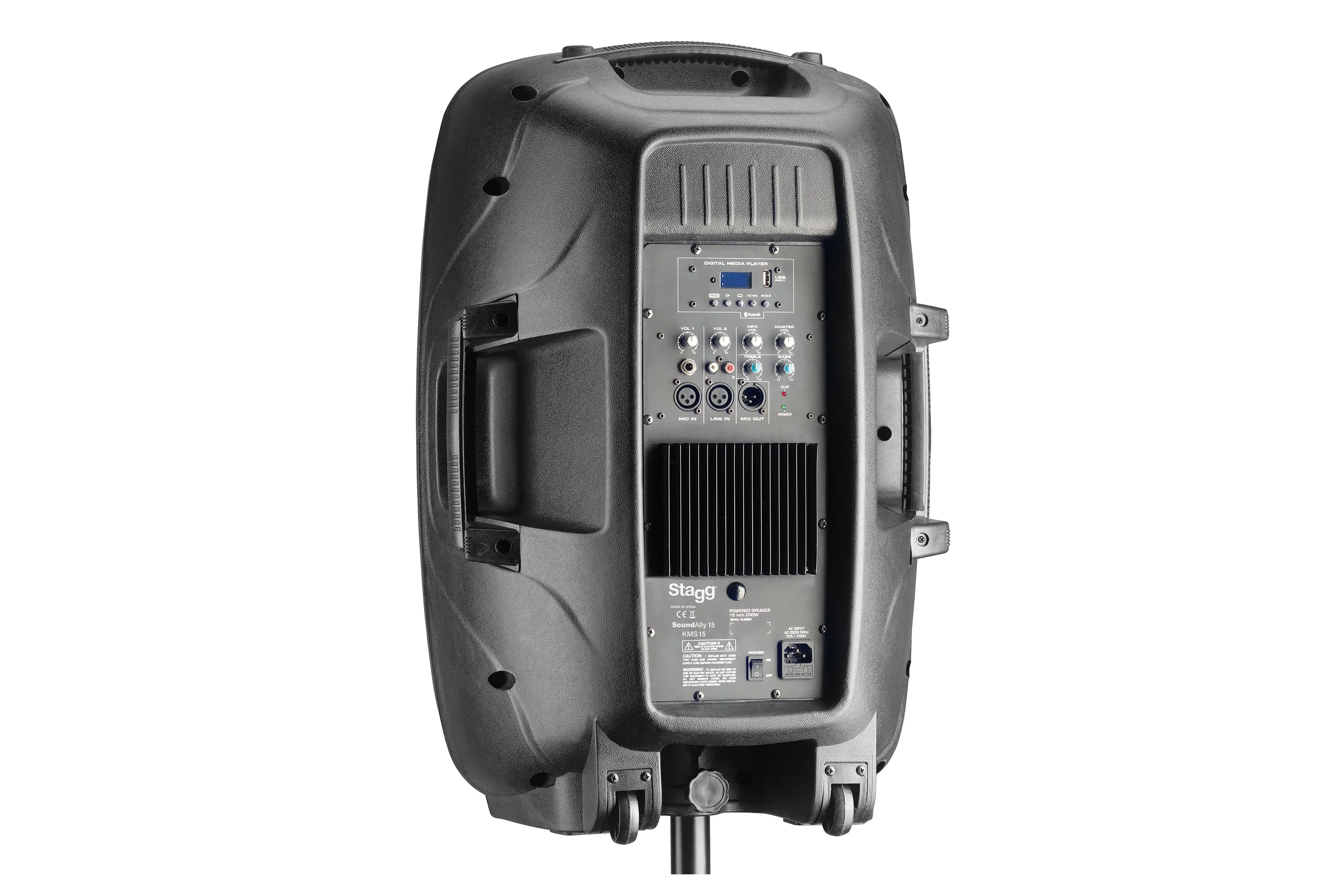 Stagg KMS15-1 15” 2-Way 200W Active Speaker with Bluetooth