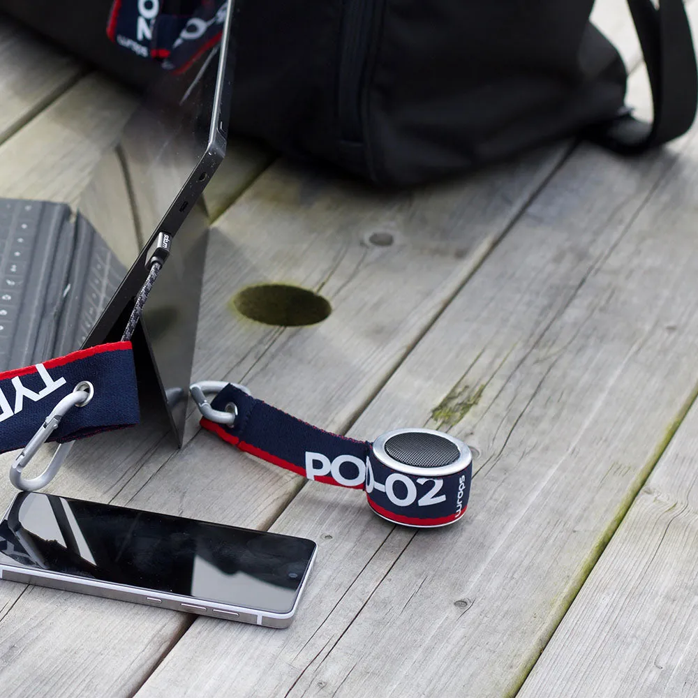 Portable WRAPS Clip & Go POD 2 Bluetooth Speaker with Enhanced Sound Quality
