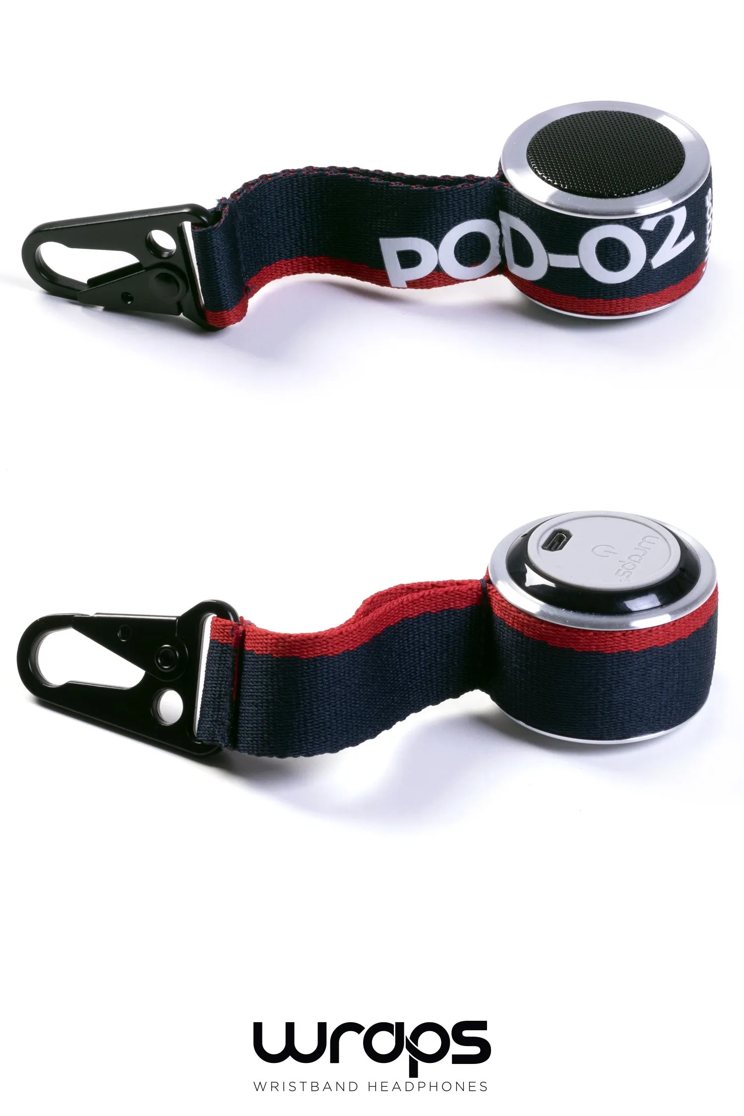 Portable WRAPS Clip & Go POD 2 Bluetooth Speaker with Enhanced Sound Quality