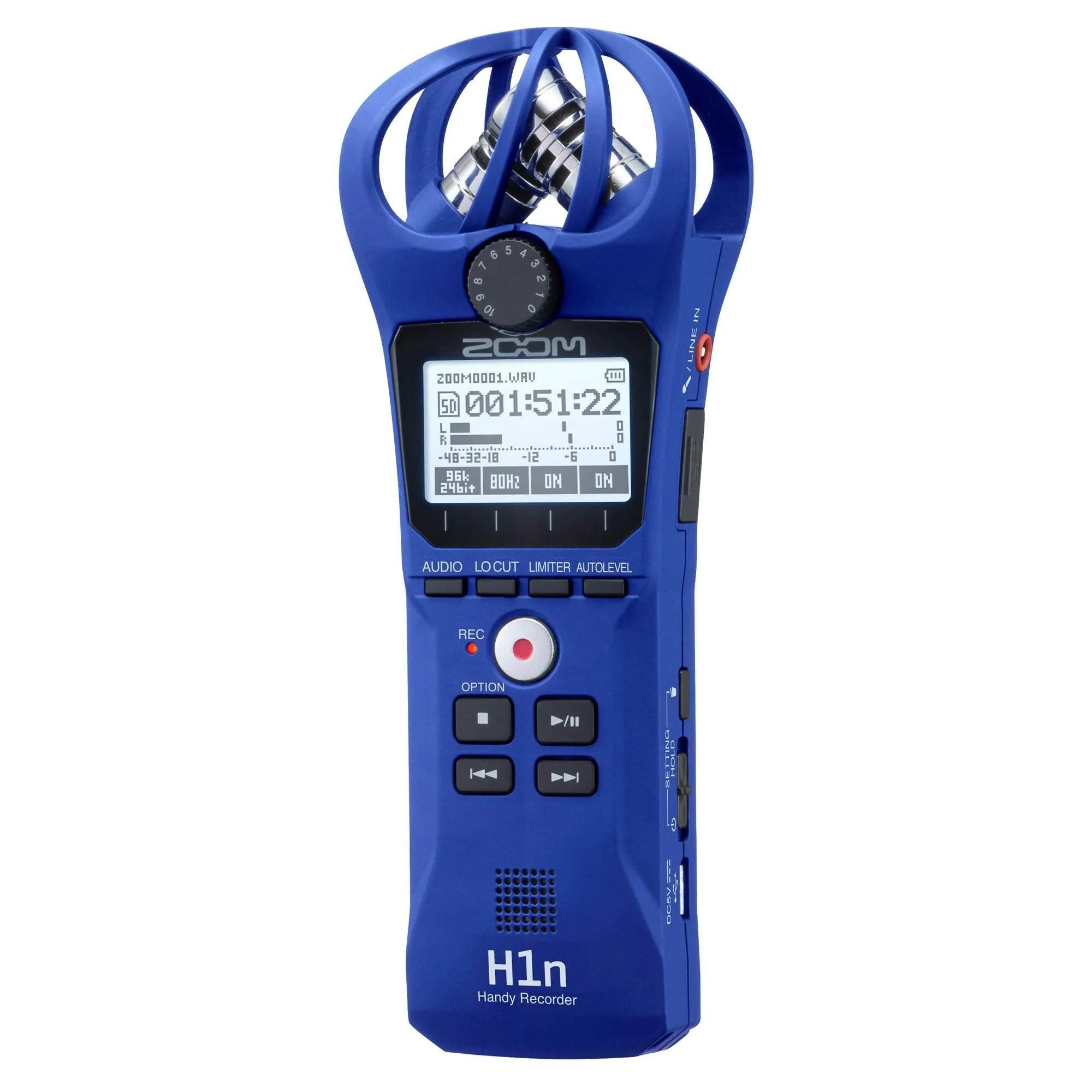 Zoom H1n Handy Recorder Blue Edition